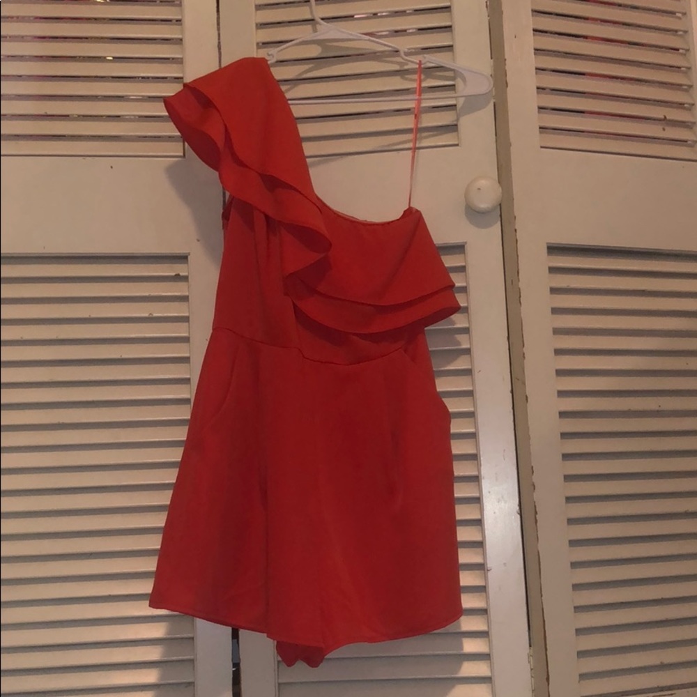 Orange Women’s Romper
